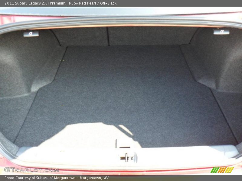Ruby Red Pearl / Off-Black 2011 Subaru Legacy 2.5i Premium