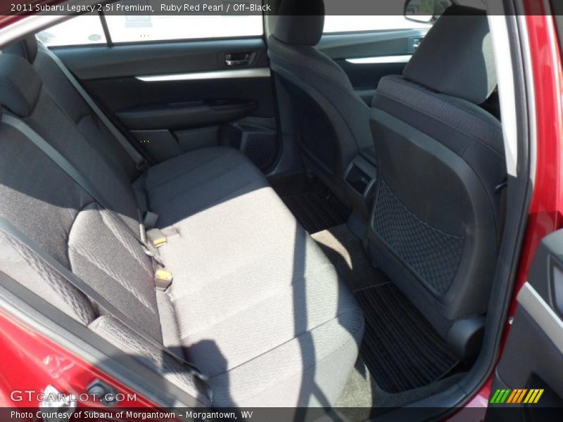 Ruby Red Pearl / Off-Black 2011 Subaru Legacy 2.5i Premium