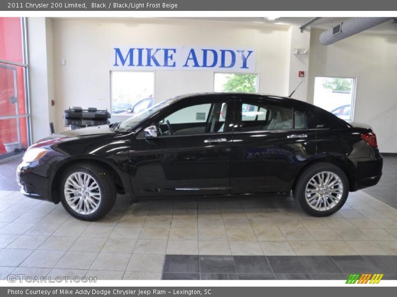 Black / Black/Light Frost Beige 2011 Chrysler 200 Limited