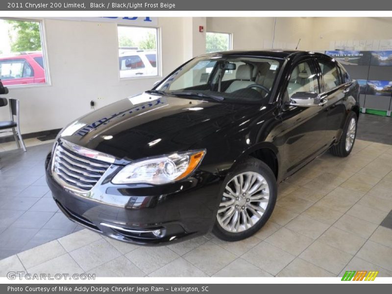 Black / Black/Light Frost Beige 2011 Chrysler 200 Limited