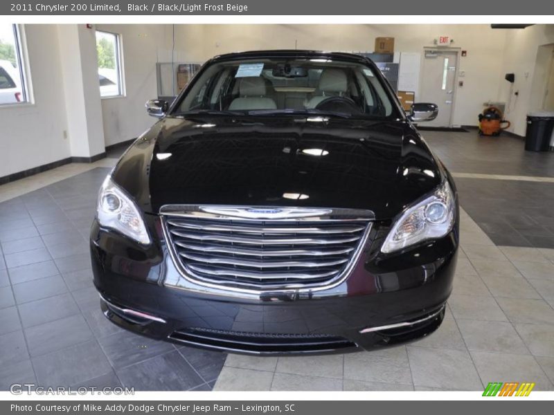 Black / Black/Light Frost Beige 2011 Chrysler 200 Limited