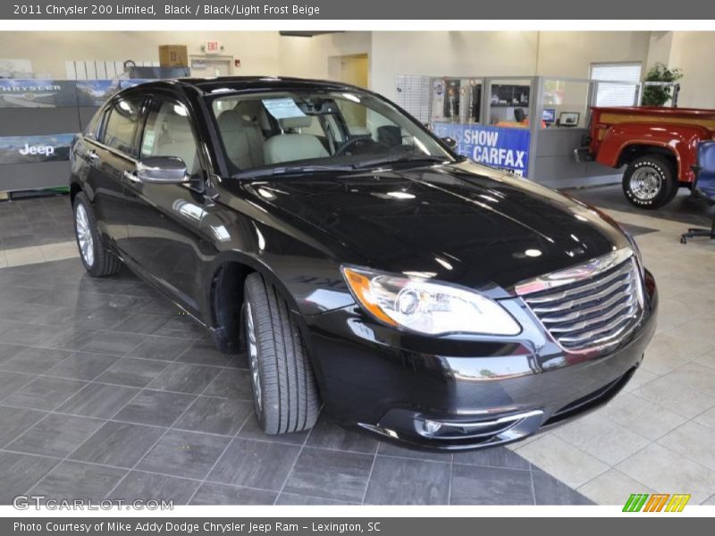 Black / Black/Light Frost Beige 2011 Chrysler 200 Limited