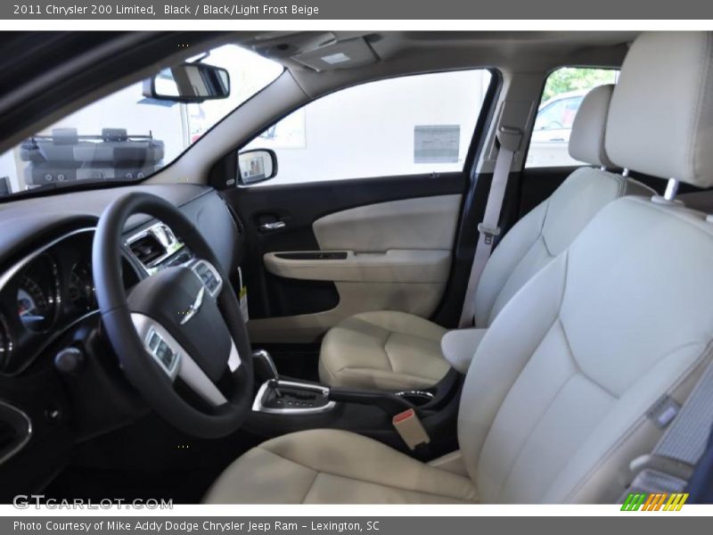 Black / Black/Light Frost Beige 2011 Chrysler 200 Limited