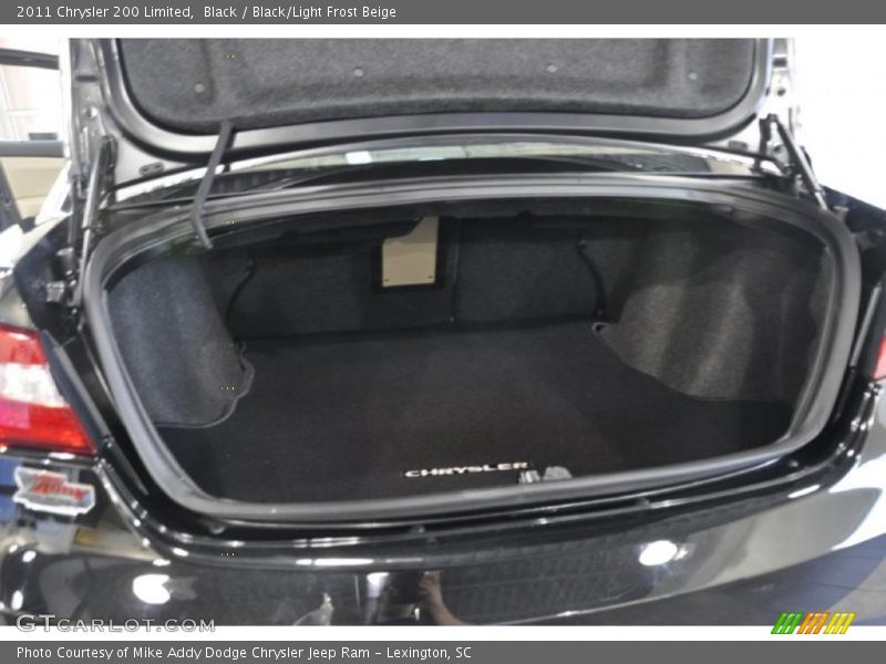 Black / Black/Light Frost Beige 2011 Chrysler 200 Limited