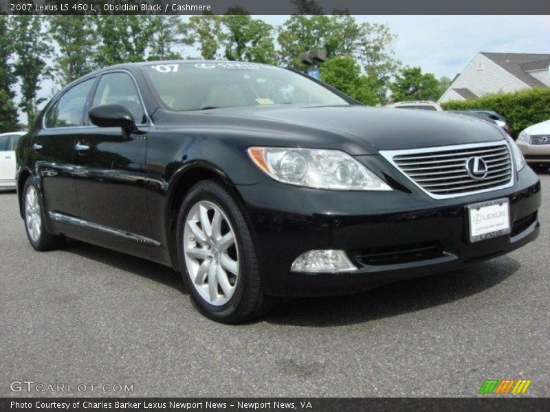Obsidian Black / Cashmere 2007 Lexus LS 460 L