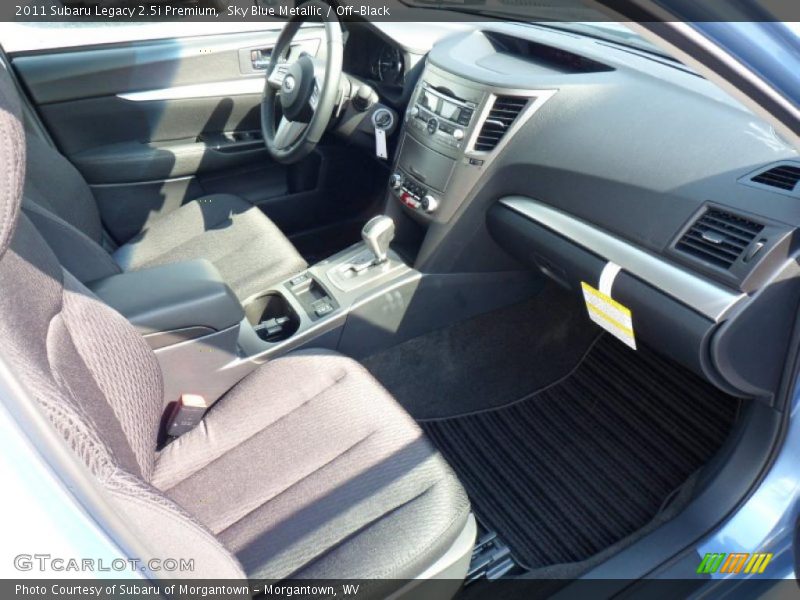 Sky Blue Metallic / Off-Black 2011 Subaru Legacy 2.5i Premium