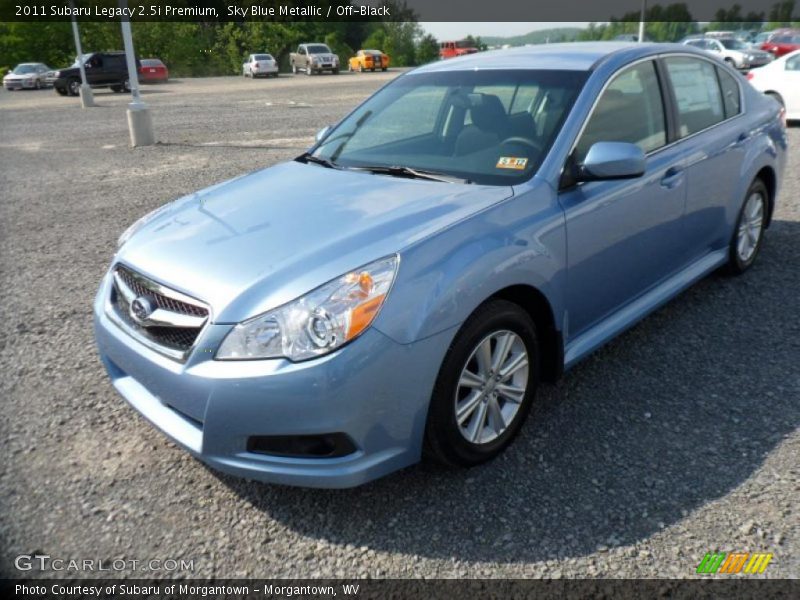 Sky Blue Metallic / Off-Black 2011 Subaru Legacy 2.5i Premium