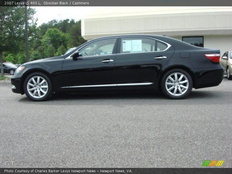 Obsidian Black / Cashmere 2007 Lexus LS 460 L