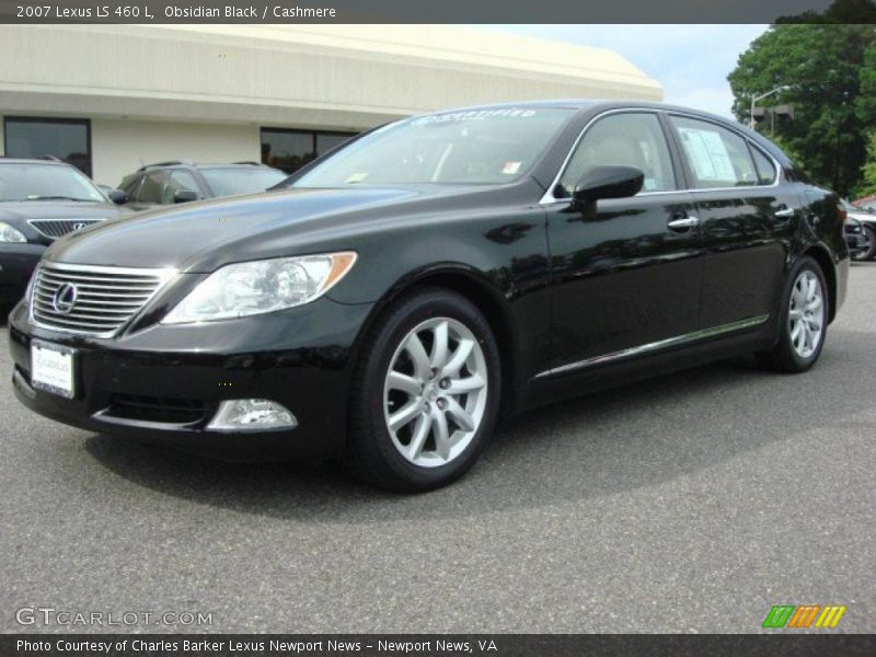 Obsidian Black / Cashmere 2007 Lexus LS 460 L
