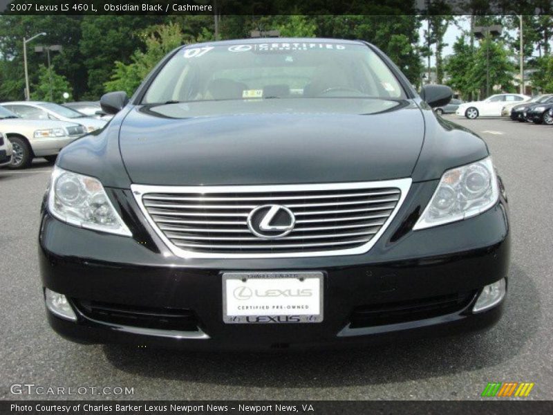 Obsidian Black / Cashmere 2007 Lexus LS 460 L