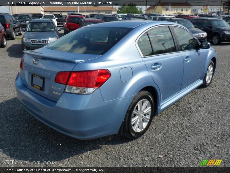 Sky Blue Metallic / Off-Black 2011 Subaru Legacy 2.5i Premium