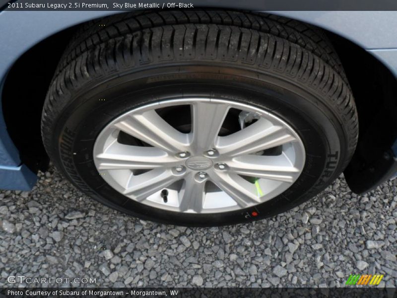 Sky Blue Metallic / Off-Black 2011 Subaru Legacy 2.5i Premium