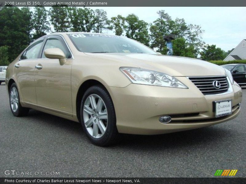 Golden Almond Metallic / Cashmere 2008 Lexus ES 350