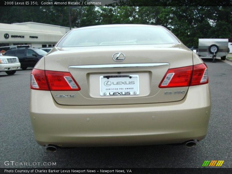 Golden Almond Metallic / Cashmere 2008 Lexus ES 350