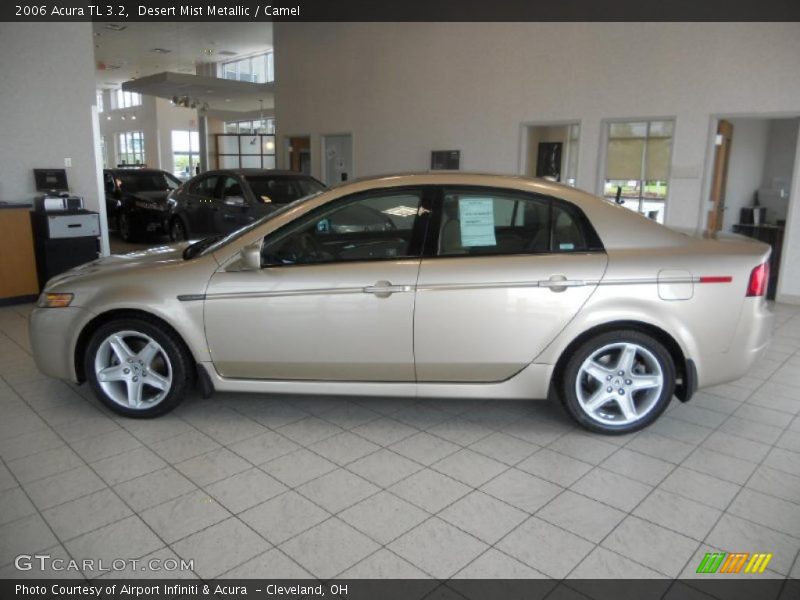 Desert Mist Metallic / Camel 2006 Acura TL 3.2