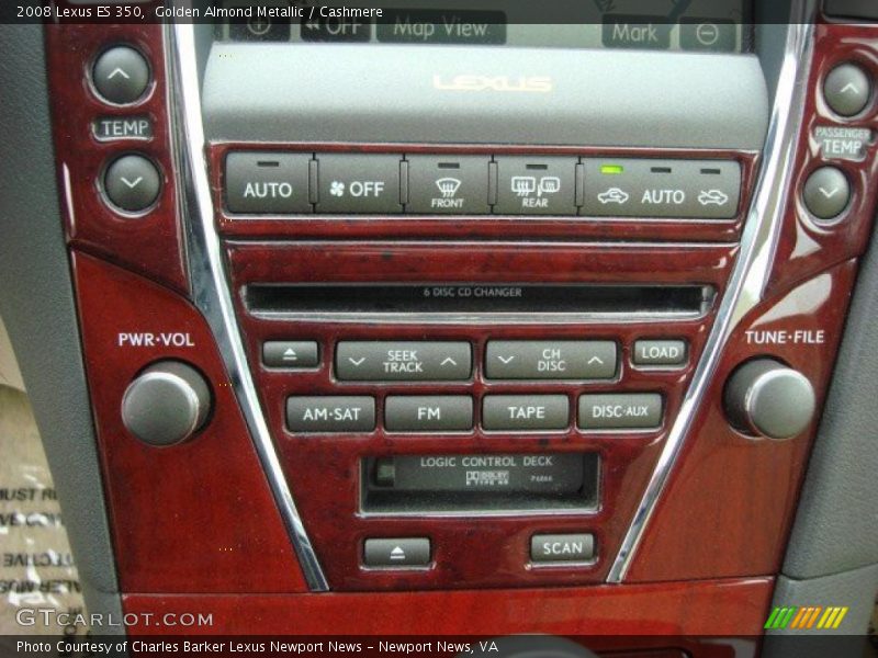 Golden Almond Metallic / Cashmere 2008 Lexus ES 350