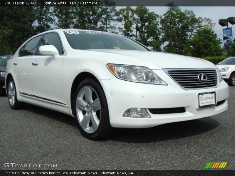 Starfire White Pearl / Cashmere 2008 Lexus LS 460 L