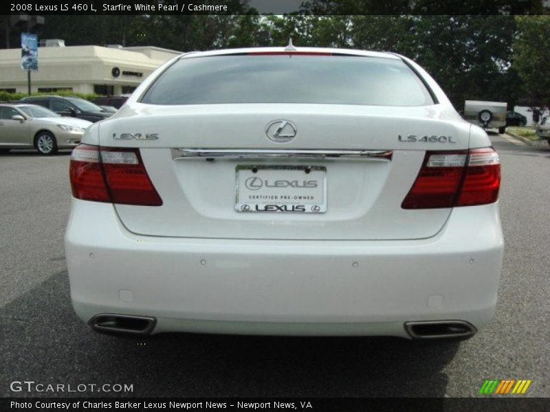 Starfire White Pearl / Cashmere 2008 Lexus LS 460 L