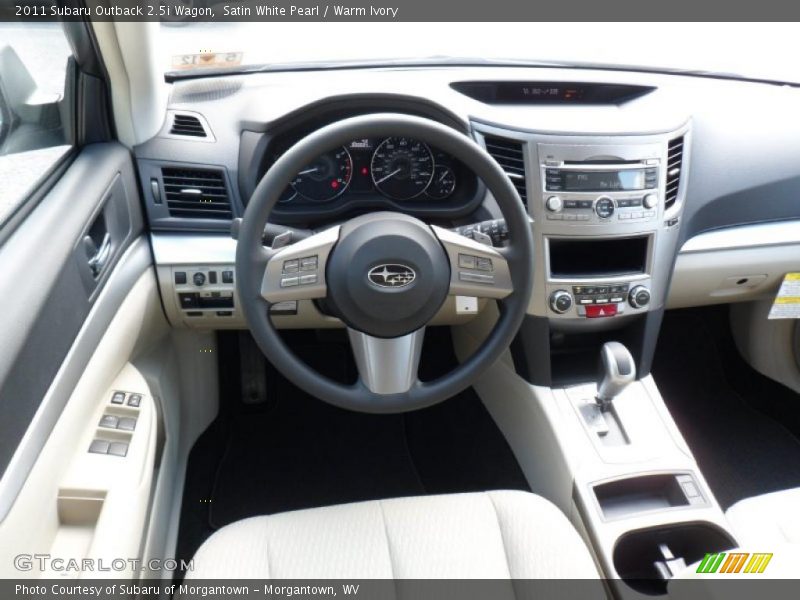Dashboard of 2011 Outback 2.5i Wagon