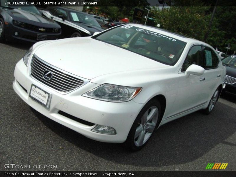 Starfire White Pearl / Cashmere 2008 Lexus LS 460 L