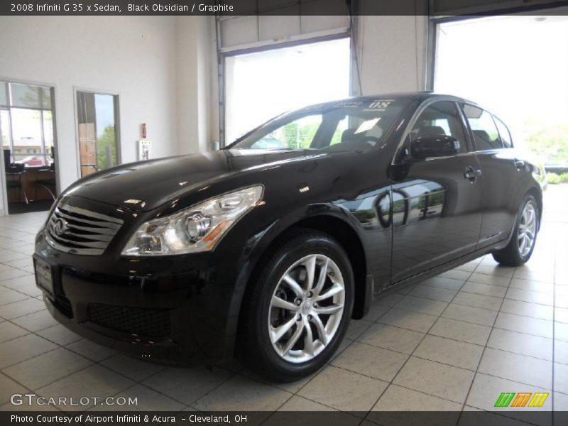 Black Obsidian / Graphite 2008 Infiniti G 35 x Sedan