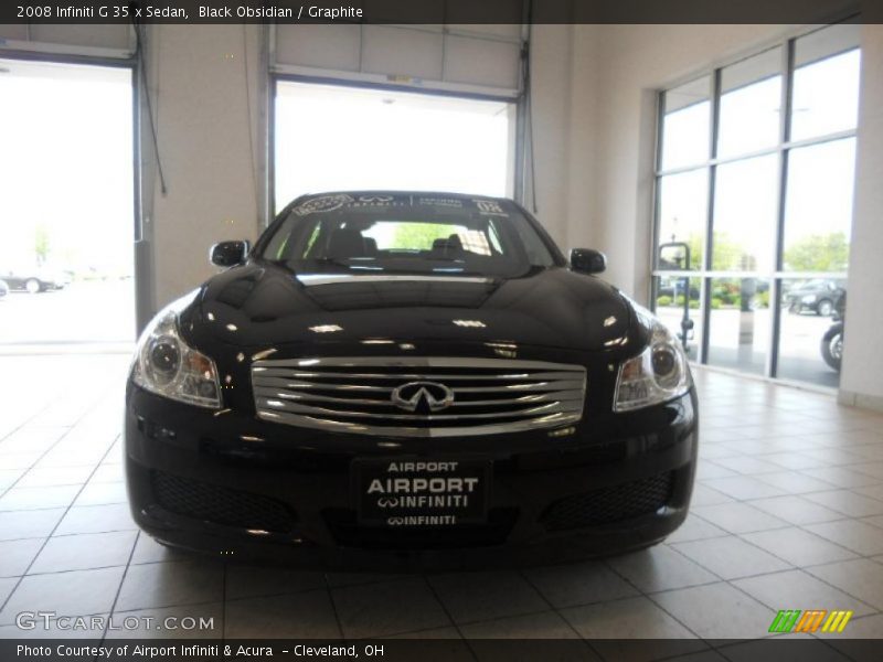Black Obsidian / Graphite 2008 Infiniti G 35 x Sedan