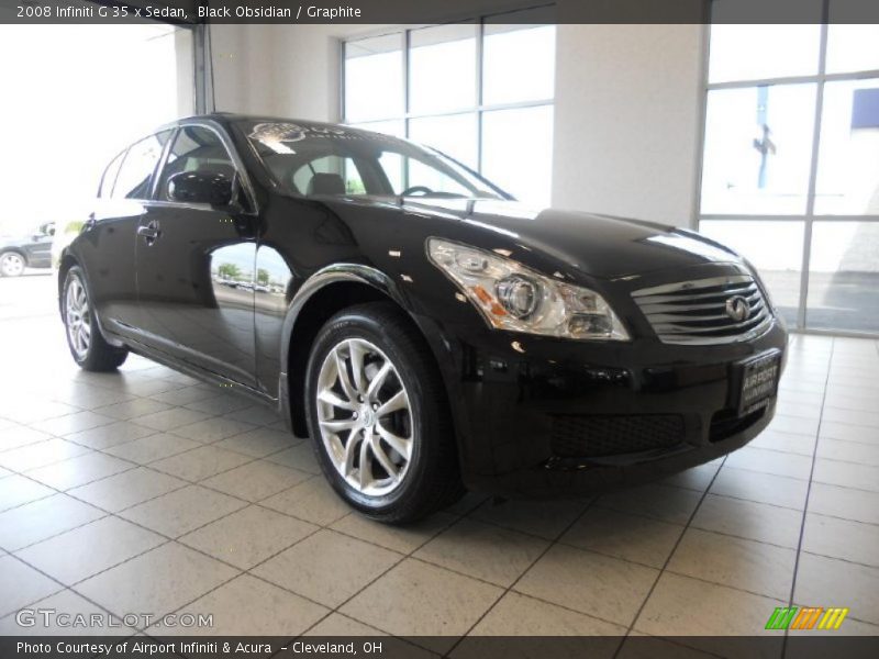 Black Obsidian / Graphite 2008 Infiniti G 35 x Sedan