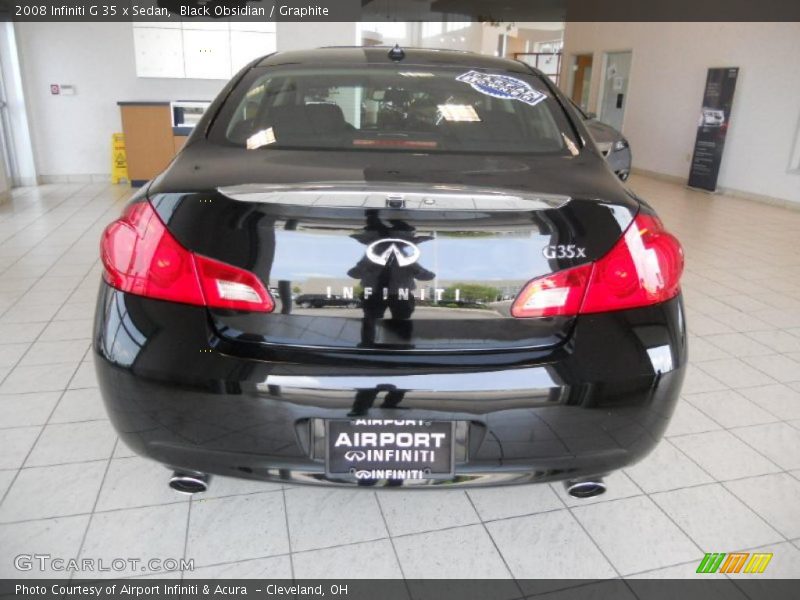 Black Obsidian / Graphite 2008 Infiniti G 35 x Sedan