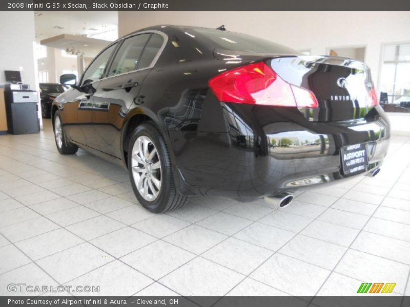 Black Obsidian / Graphite 2008 Infiniti G 35 x Sedan