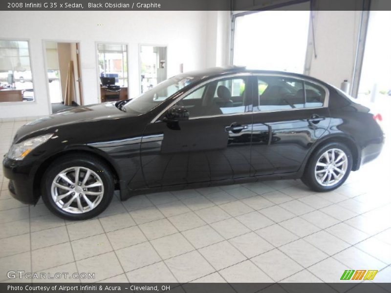 Black Obsidian / Graphite 2008 Infiniti G 35 x Sedan