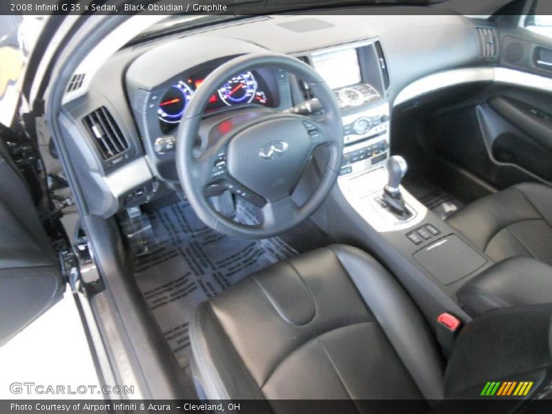Black Obsidian / Graphite 2008 Infiniti G 35 x Sedan