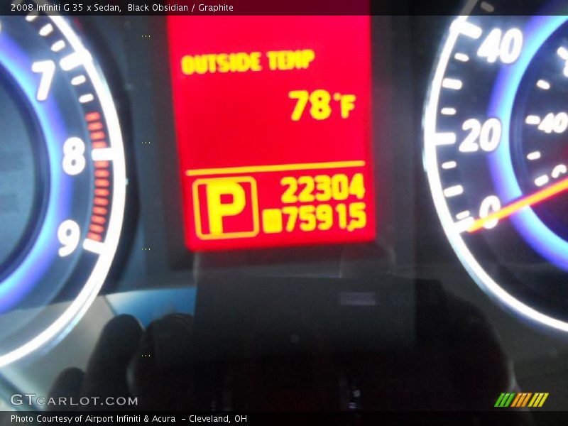 Black Obsidian / Graphite 2008 Infiniti G 35 x Sedan
