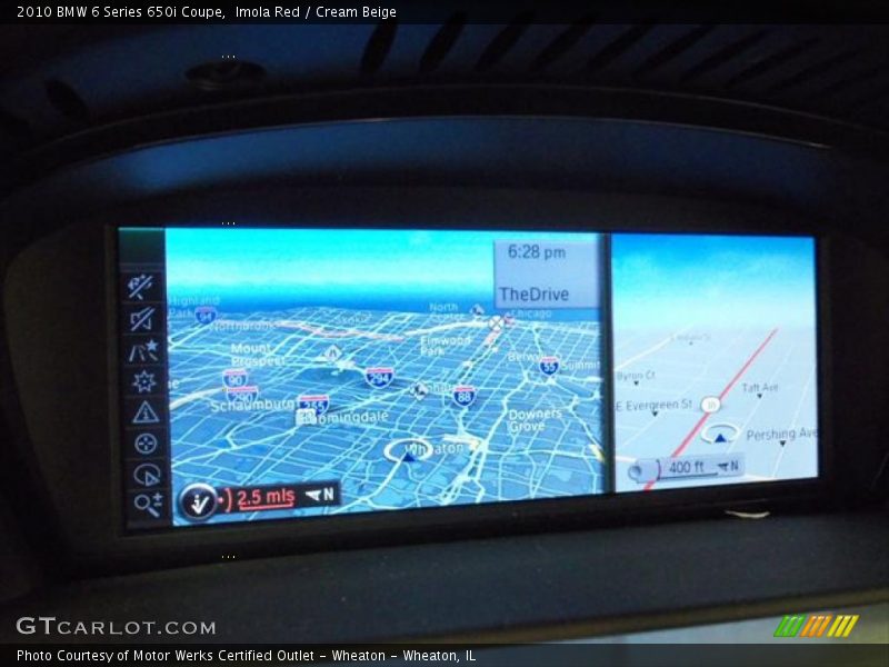Navigation of 2010 6 Series 650i Coupe