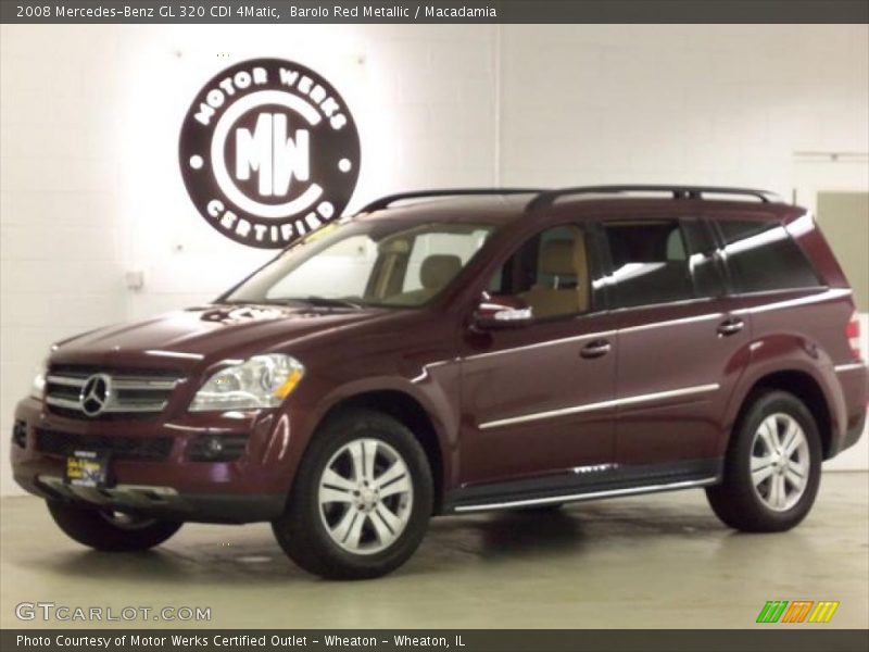 Barolo Red Metallic / Macadamia 2008 Mercedes-Benz GL 320 CDI 4Matic