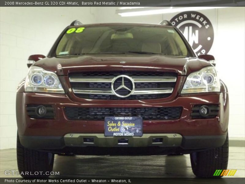Barolo Red Metallic / Macadamia 2008 Mercedes-Benz GL 320 CDI 4Matic