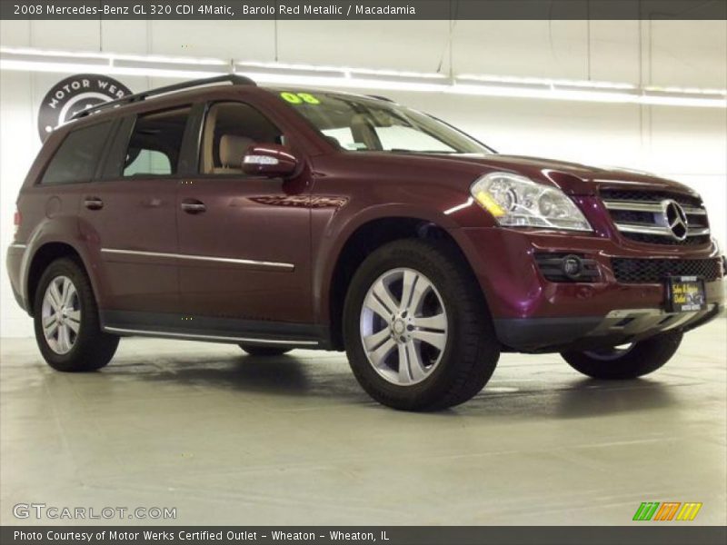 Barolo Red Metallic / Macadamia 2008 Mercedes-Benz GL 320 CDI 4Matic