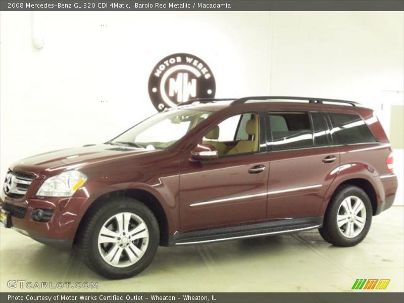 Barolo Red Metallic / Macadamia 2008 Mercedes-Benz GL 320 CDI 4Matic