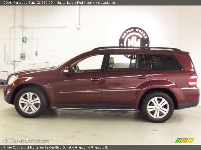 Barolo Red Metallic / Macadamia 2008 Mercedes-Benz GL 320 CDI 4Matic