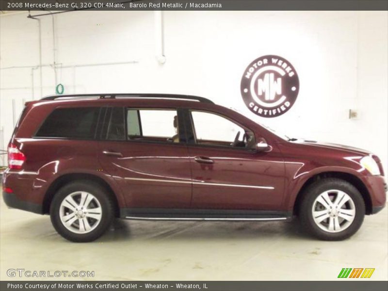 Barolo Red Metallic / Macadamia 2008 Mercedes-Benz GL 320 CDI 4Matic