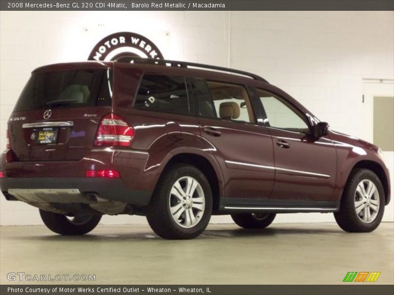 Barolo Red Metallic / Macadamia 2008 Mercedes-Benz GL 320 CDI 4Matic