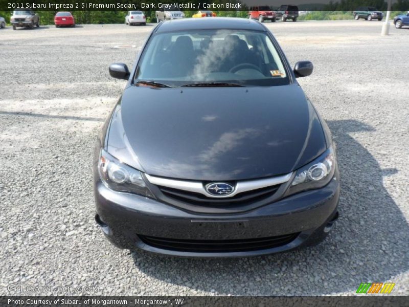 Dark Gray Metallic / Carbon Black 2011 Subaru Impreza 2.5i Premium Sedan