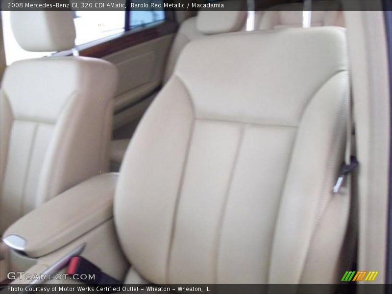 Barolo Red Metallic / Macadamia 2008 Mercedes-Benz GL 320 CDI 4Matic