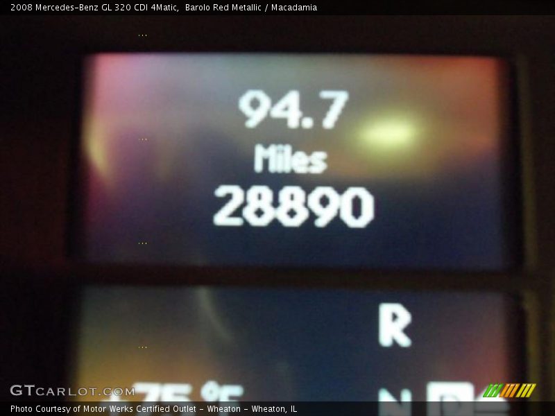 Barolo Red Metallic / Macadamia 2008 Mercedes-Benz GL 320 CDI 4Matic