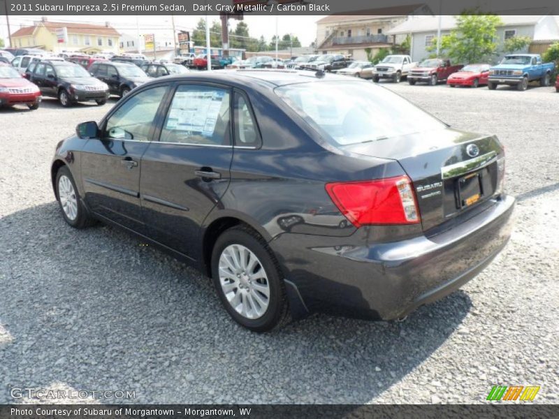 Dark Gray Metallic / Carbon Black 2011 Subaru Impreza 2.5i Premium Sedan