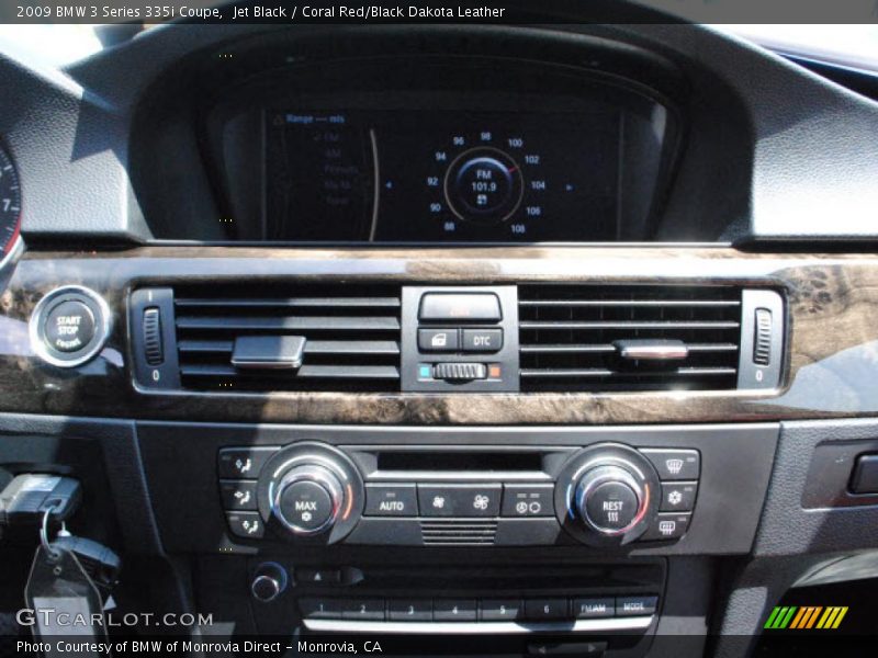 Jet Black / Coral Red/Black Dakota Leather 2009 BMW 3 Series 335i Coupe