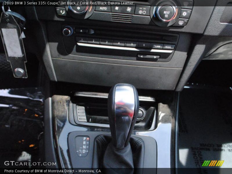 Jet Black / Coral Red/Black Dakota Leather 2009 BMW 3 Series 335i Coupe