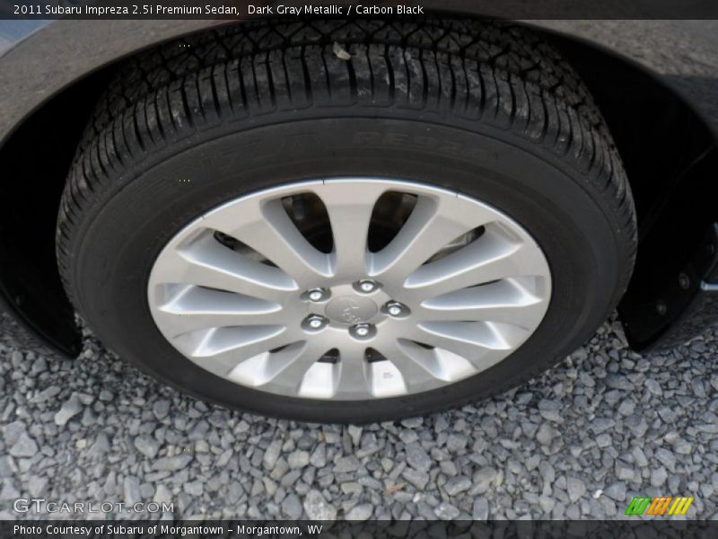 Dark Gray Metallic / Carbon Black 2011 Subaru Impreza 2.5i Premium Sedan