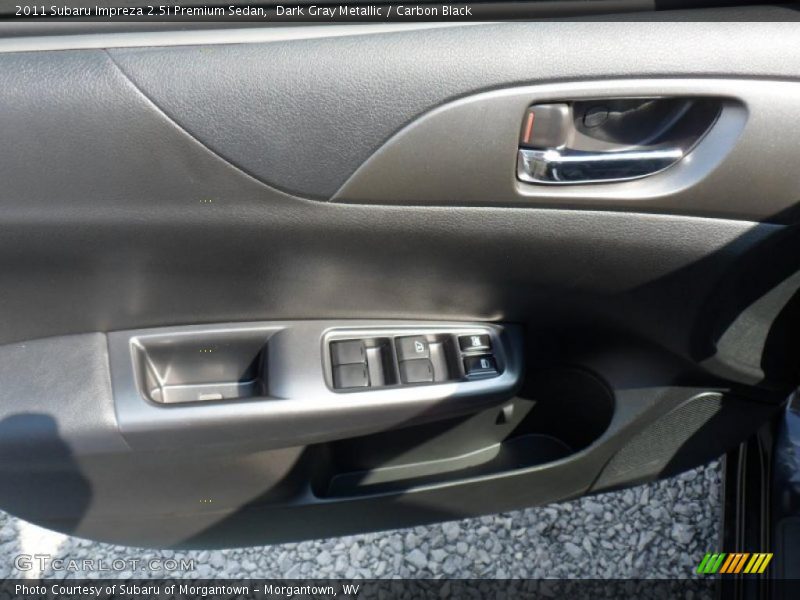Dark Gray Metallic / Carbon Black 2011 Subaru Impreza 2.5i Premium Sedan