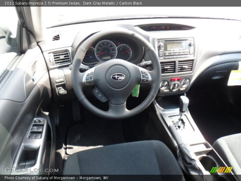 Dark Gray Metallic / Carbon Black 2011 Subaru Impreza 2.5i Premium Sedan