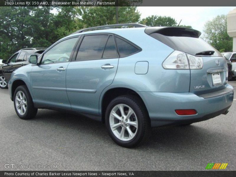 Breakwater Blue Metallic / Parchment 2009 Lexus RX 350 AWD